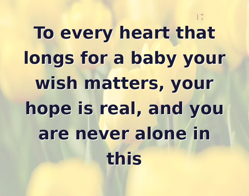 Longing for the gift of motherhood